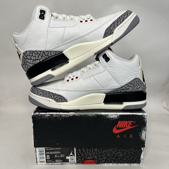 Nike Air Jordan 3 Retro OG Reimagined “White Cement” main image 8